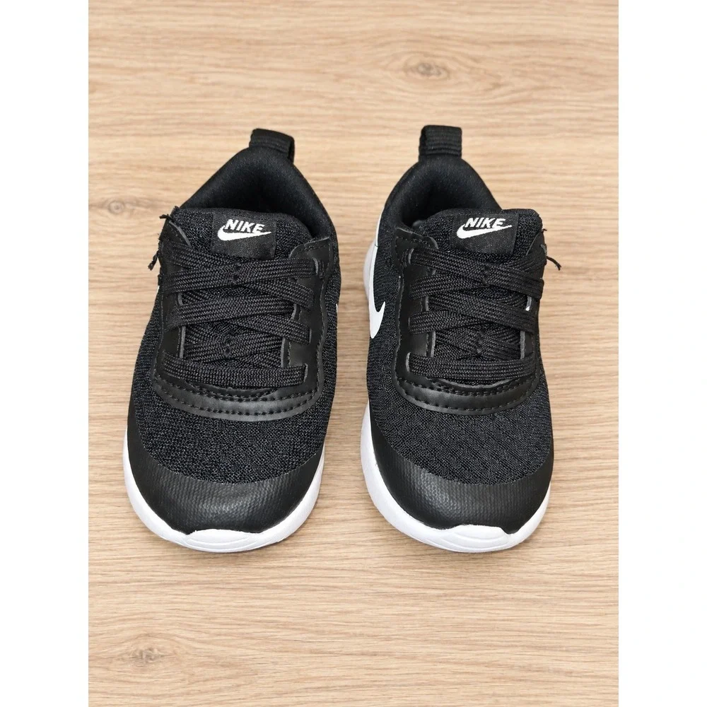 Nike Flex Advance Toddler Black White Sneakers Size 6C